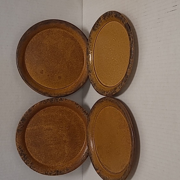 Set of 4 Vintage McCoy Canyon Stoneware Salad/Dessert Plates - Picture 2 of 16